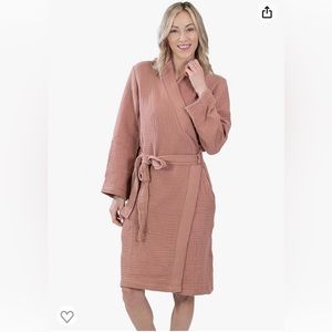 Aegean Concept Turkish Muslin Bathrobe
